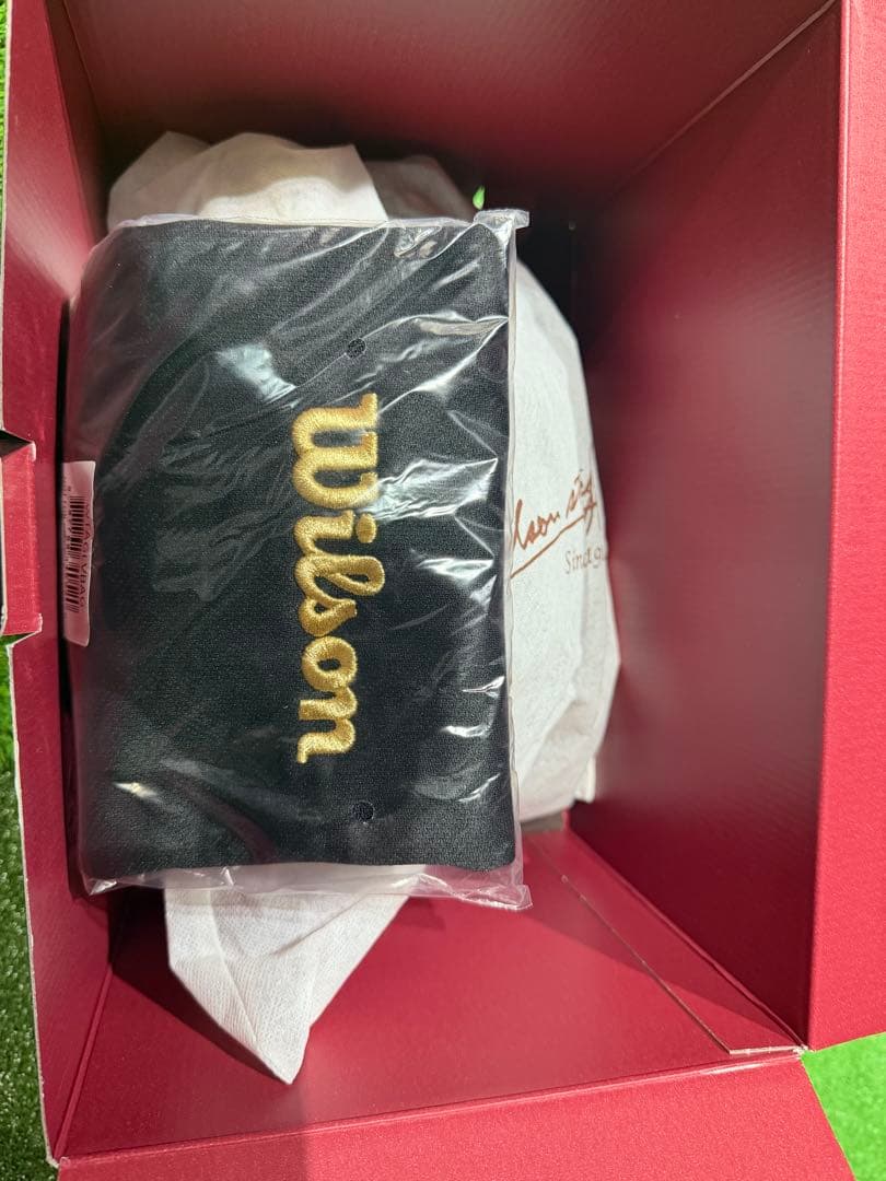店舗限定　展示品　Wilson Real Glove 軟式グローブ グレー