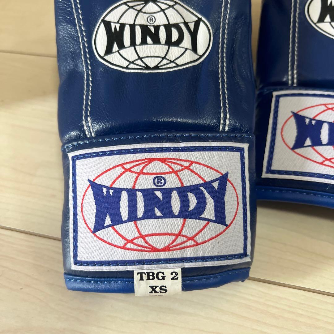 【美品】WINDY TBG2 XS 総合グローブ ブルー
