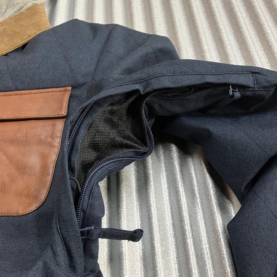 未使用　AA HARD　WEAR　スノボウェア　上着　メンズ　M　紺　デニム