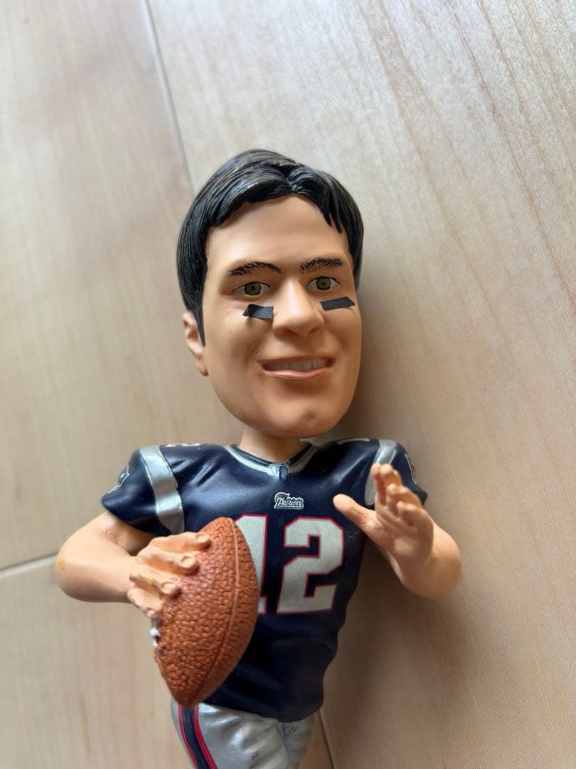 【超レア・美品】NFL ペイトリオッツ　トムブレイディ　ボブルヘッド人形
