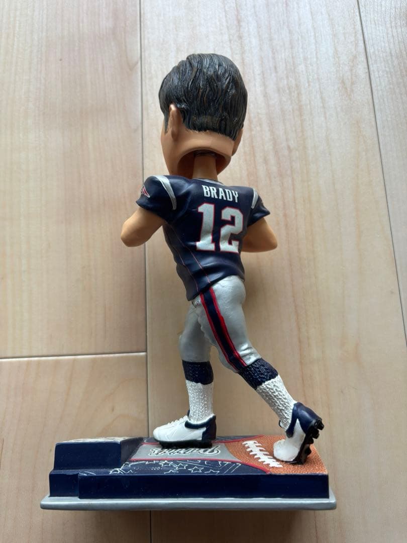 【超レア・美品】NFL ペイトリオッツ　トムブレイディ　ボブルヘッド人形