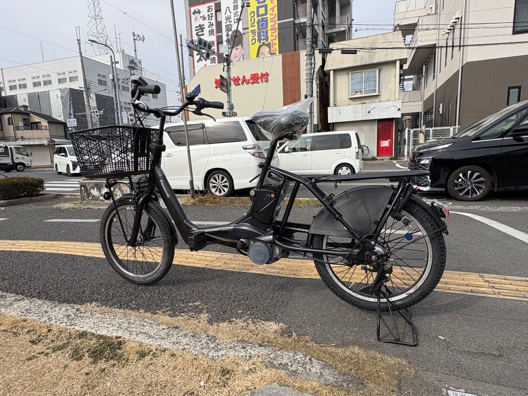 中古20㌅Panasonic電動アシスト自転車　13.2Ah4点灯　大阪　060
