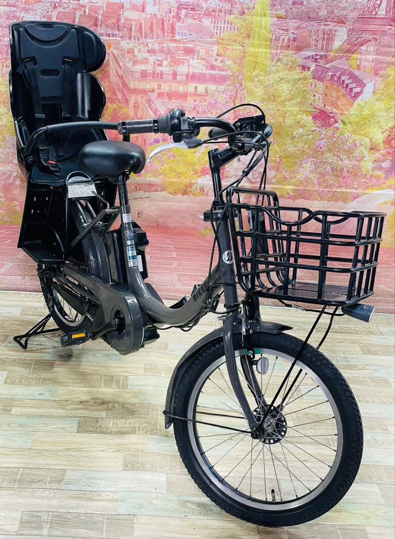 ZK3736 電動自転車 ブリヂストン bikke 子供乗せ 20インチ