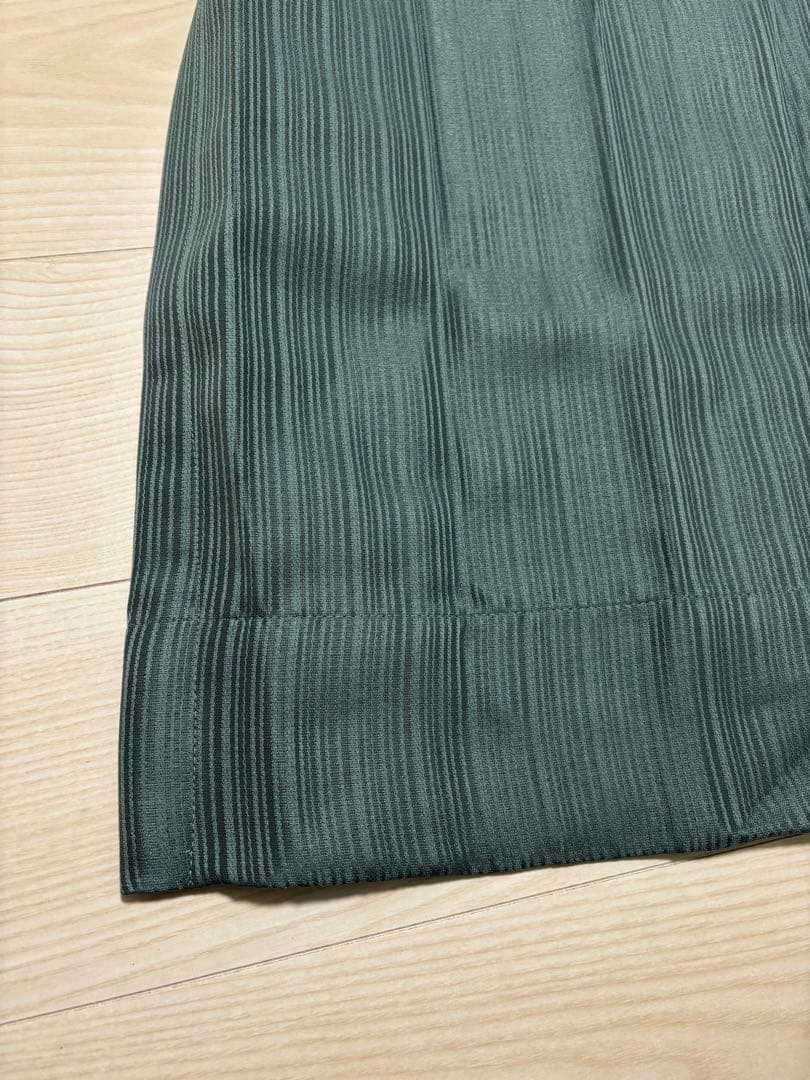【リリカラ】ダークグリーン・レースカーテンセット/オーダー品