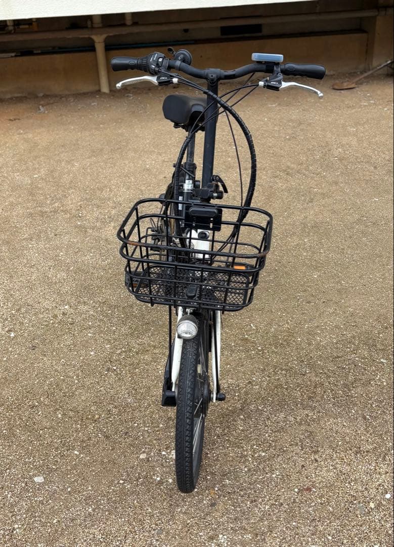折りたたみ電動自転車【カゴ・充電機付き】 PELTECH ペルテック