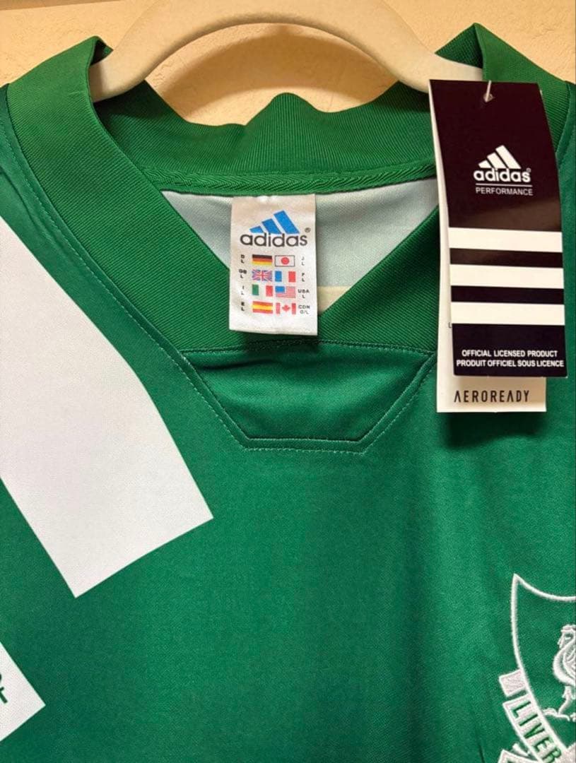 Liverpool FC 91/92 グリーンジャージ adidas