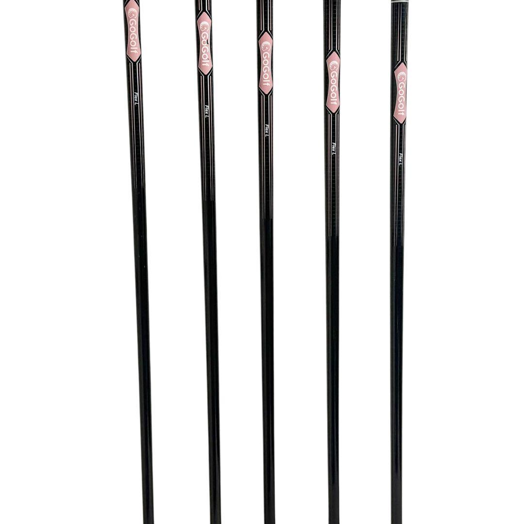 【美品】レディース アイアンセット 5本 GoGolf FLEX L 初心者向け