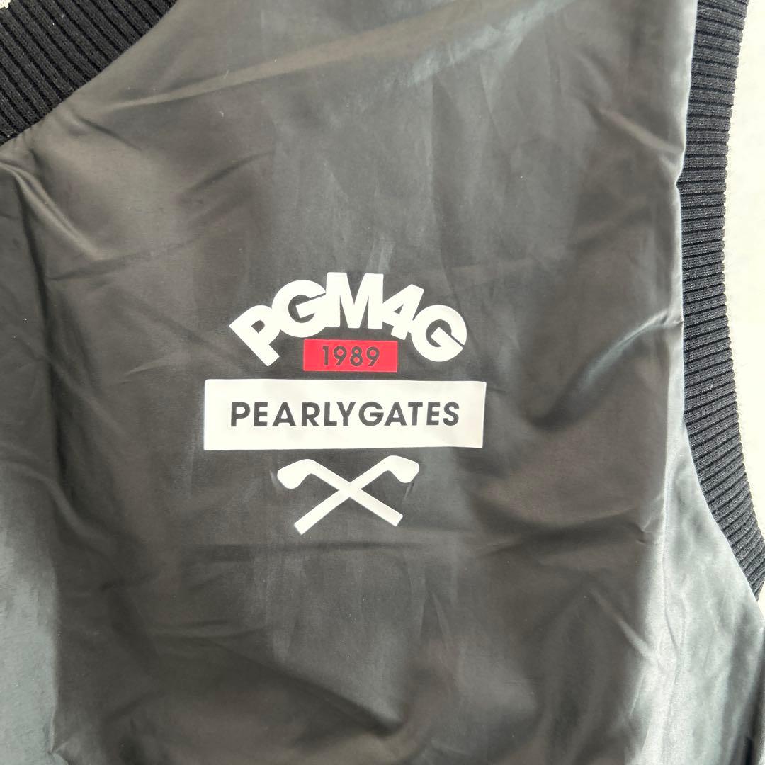 PEARLY GATES Vネックノースリーブベスト　リバーシブル　サイズ４