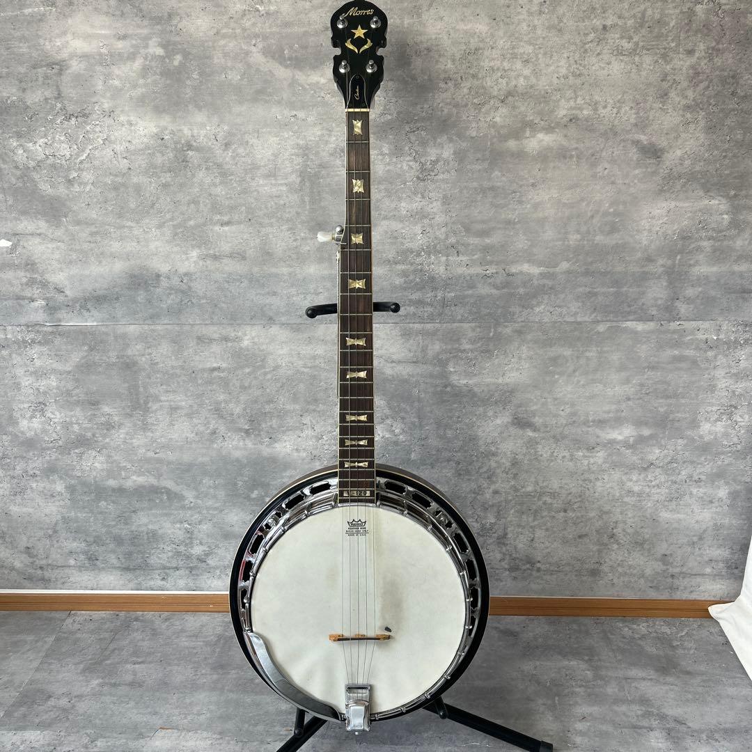 Morris Custom V-120 バンジョー 5弦 日本製 REMOヘッド