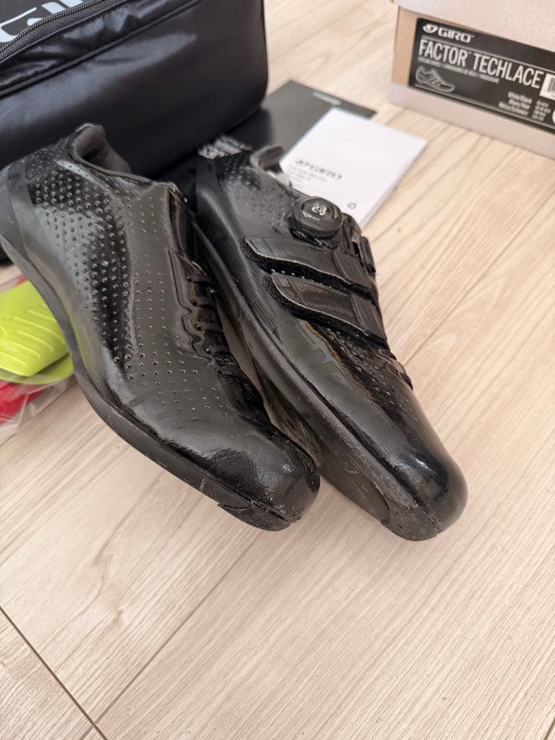 ジロgiro factor techlace 43.5 ビンディングシューズ