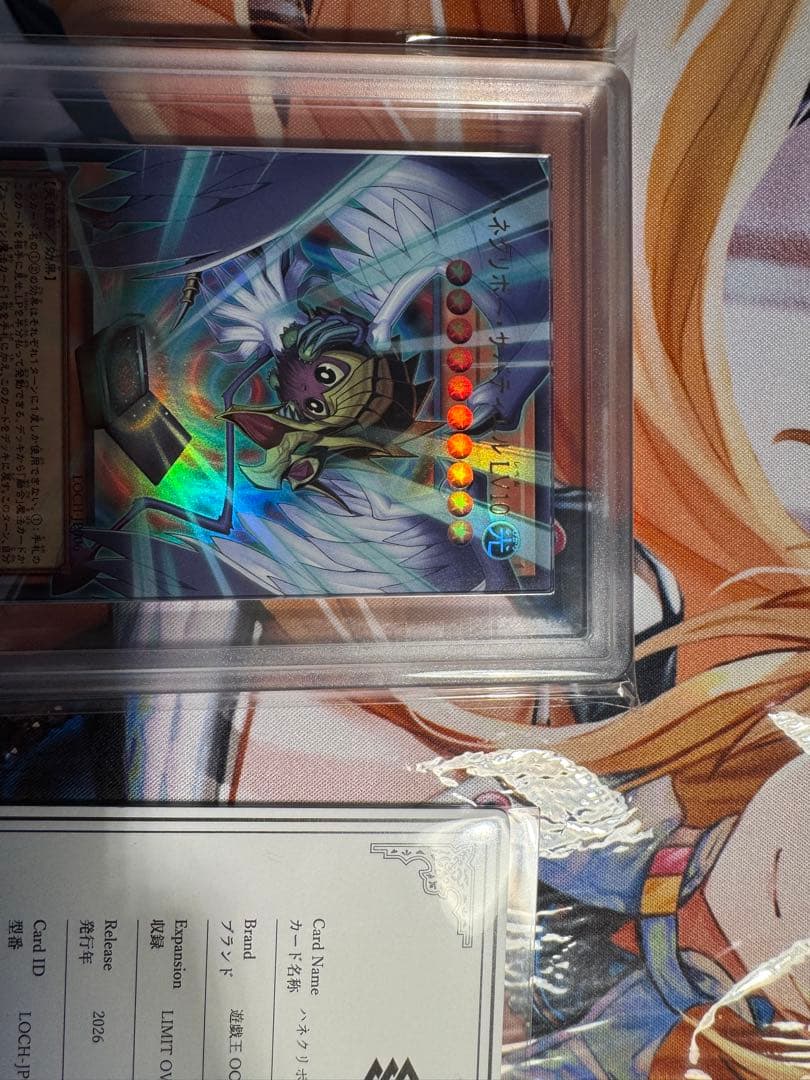 ハネクリボーサバティエルLV10 オーバーフレーム　ARS10 鑑定書付き