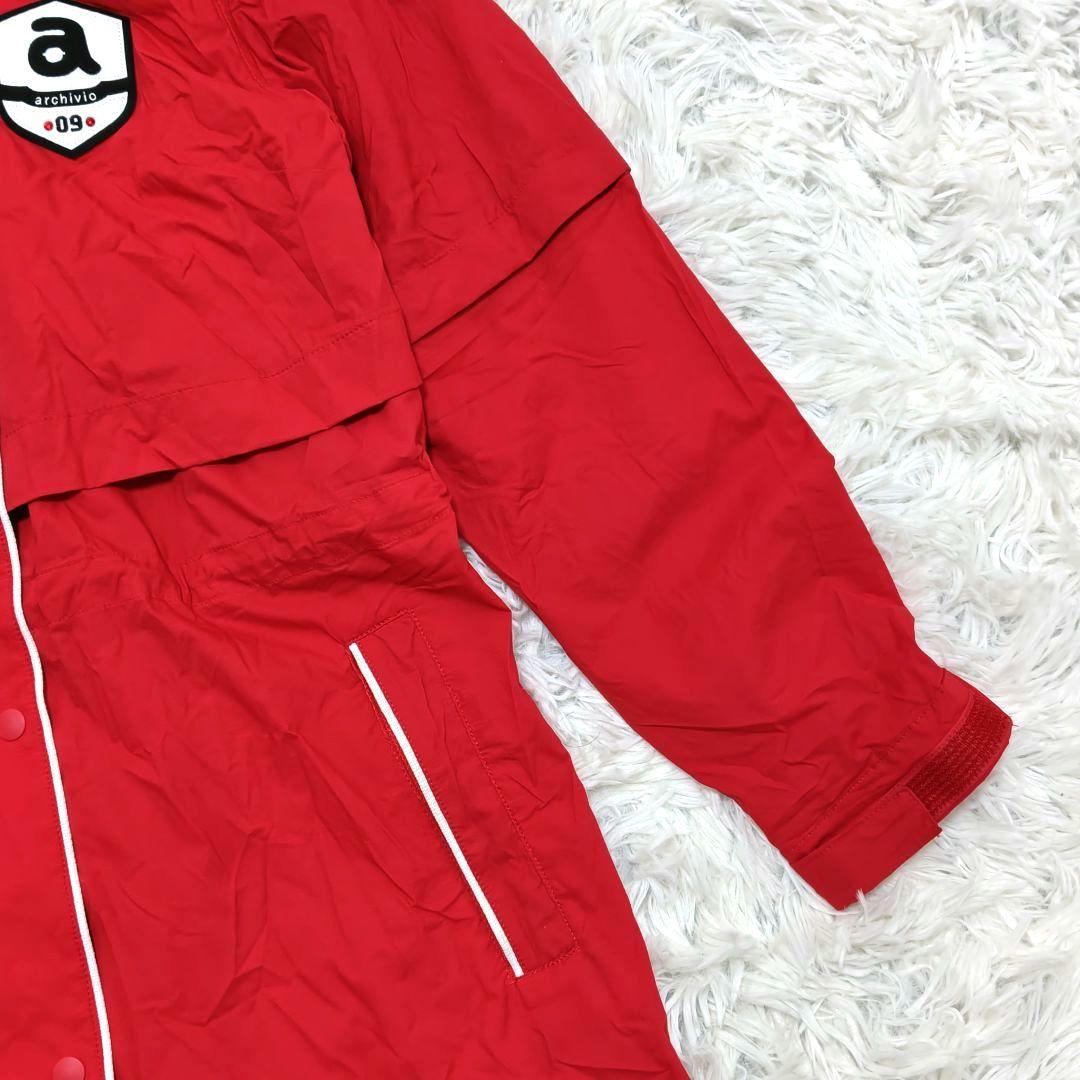 アルチビオ　レインウェア　ワンピース　レインコート　2WAY　レッド　36