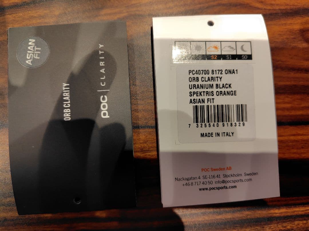 POC ORB Clarity ASIAN FIT ゴーグル 日本正規品