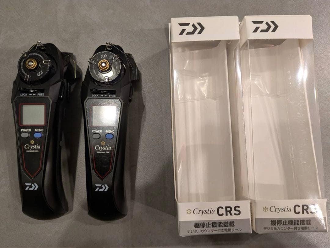 ワカサギ　リール　クリスティアCRS　仕掛け