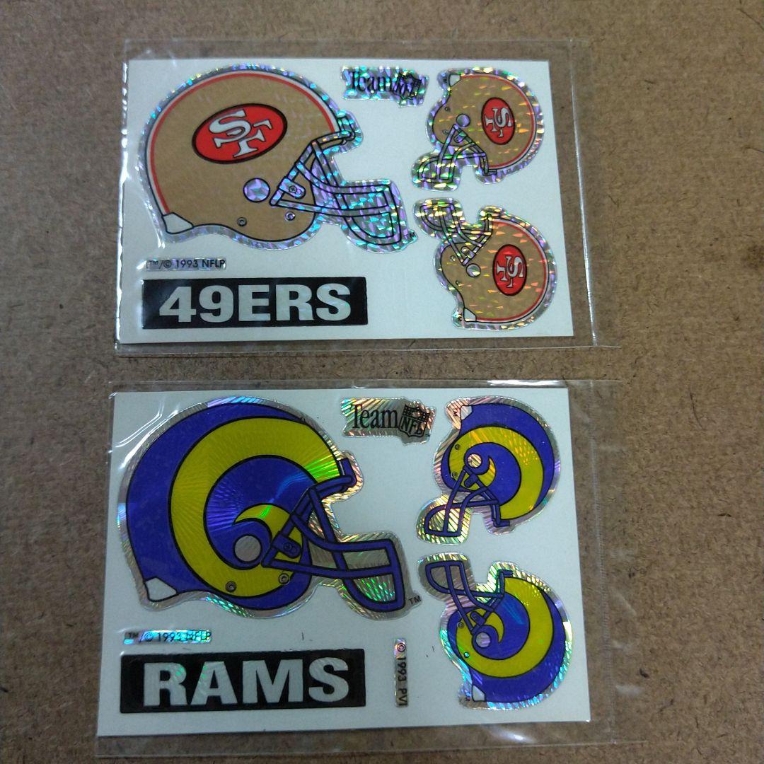 1993年☆NFL☆TEAM-NFL☆13チーム☆シール