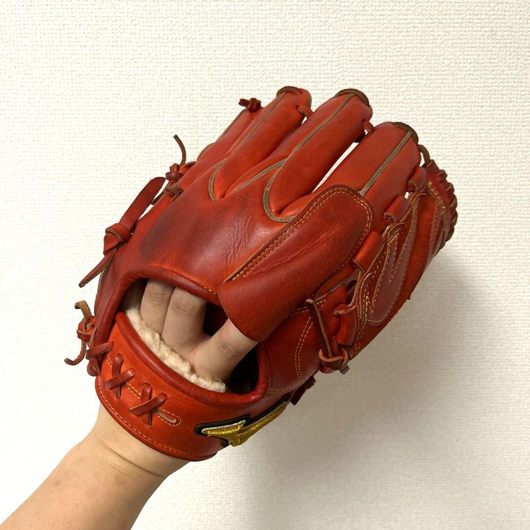 543 ミズノプロ 型抜群 美品 即戦力 軟式 投手用グローブ