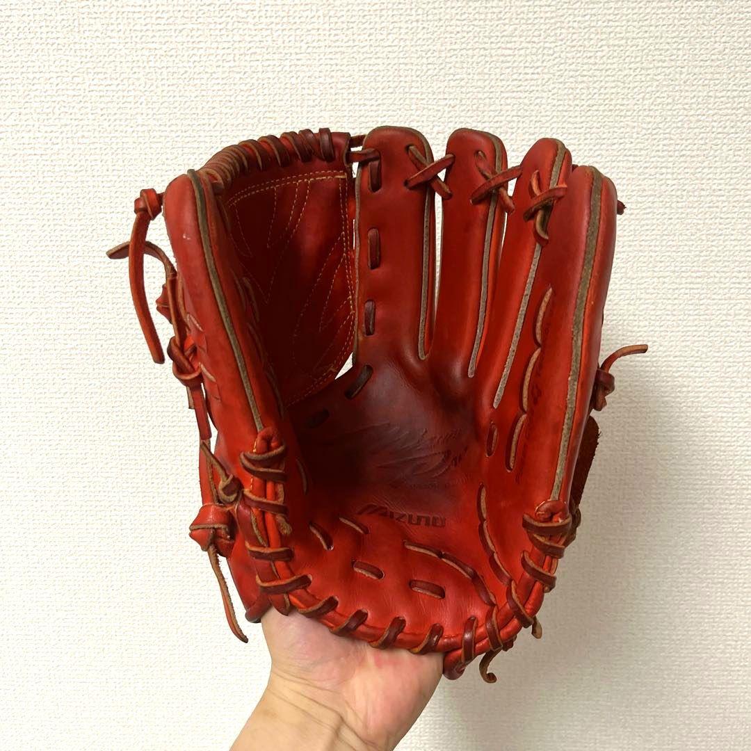 543 ミズノプロ 型抜群 美品 即戦力 軟式 投手用グローブ