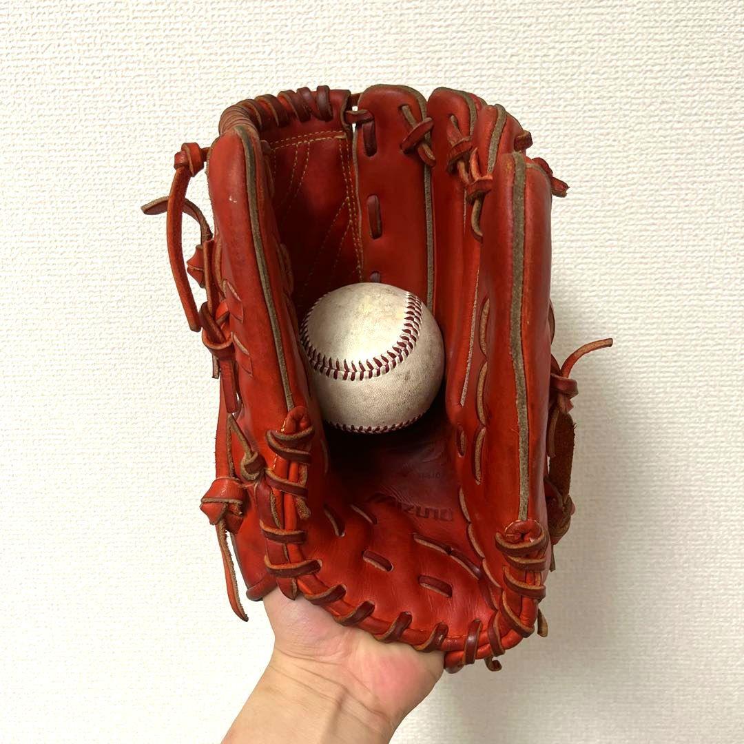 543 ミズノプロ 型抜群 美品 即戦力 軟式 投手用グローブ