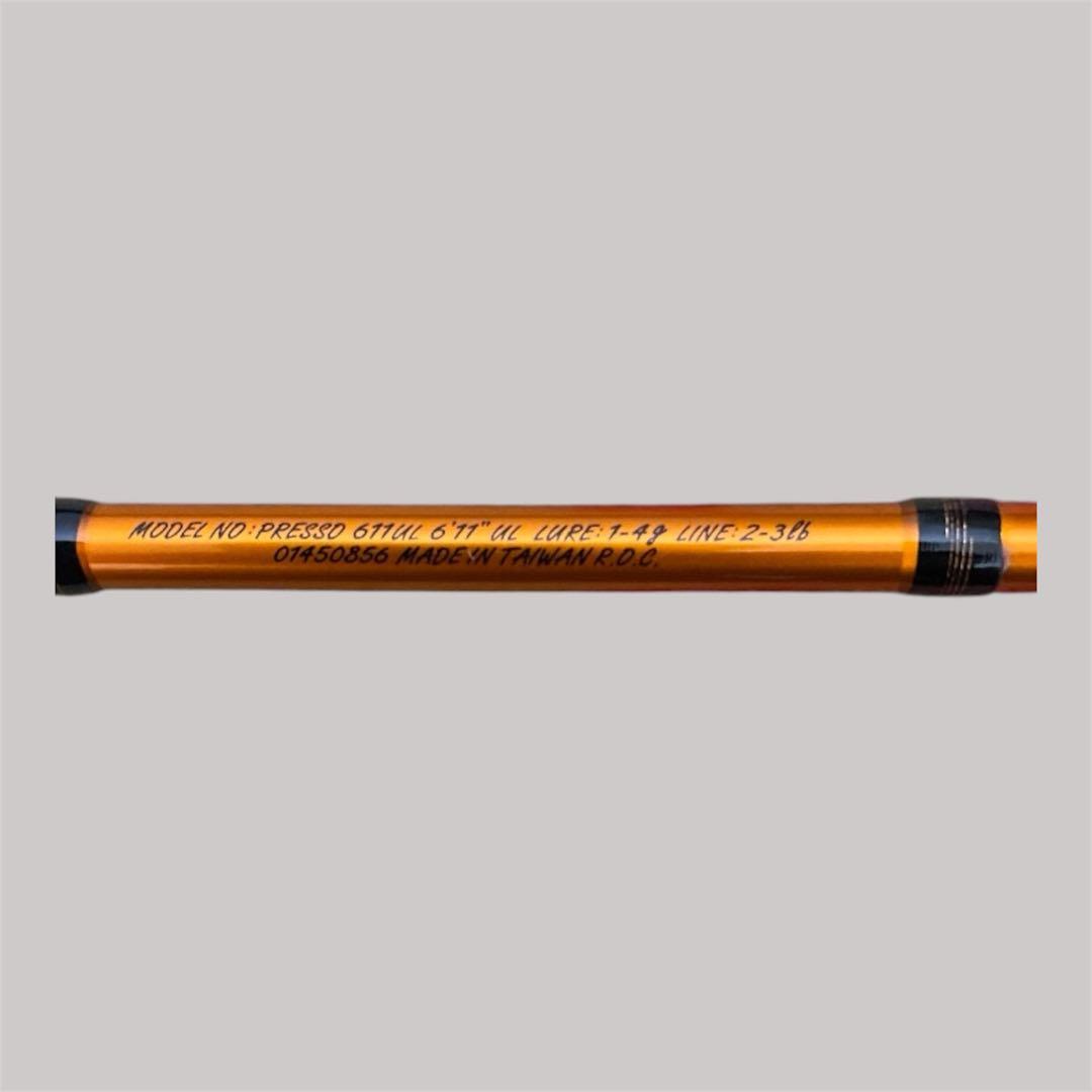 Daiwa プレッソスピニングロッド PRESSO 611UL 管釣トラウト