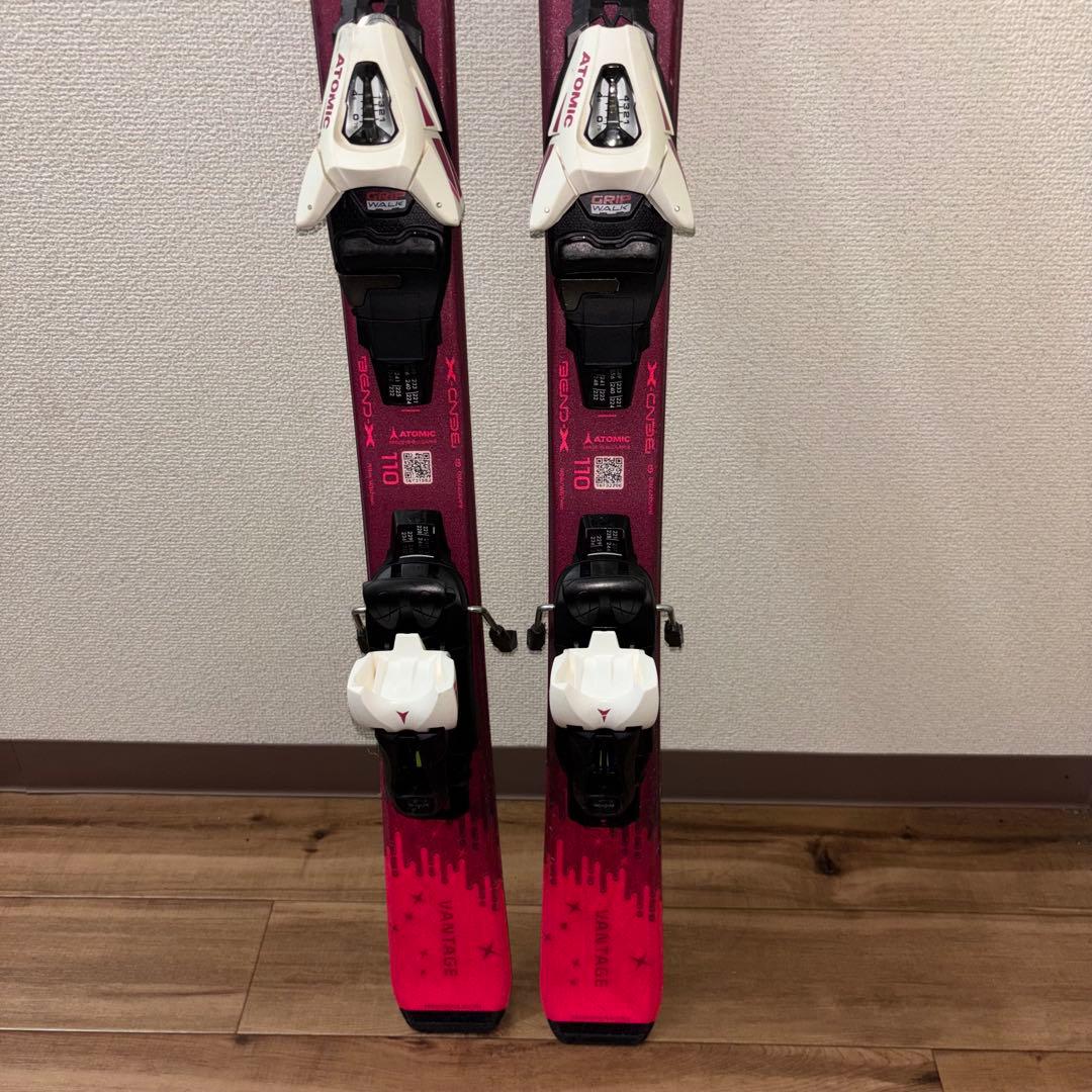アトミック スキー板 110cm ブーツ 3点セット 21cm ATOMIC
