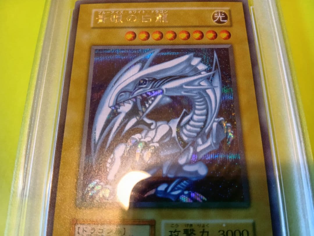遊戯王　青眼の白龍　ブルーアイズホワイトドラゴン　シークレット　海馬　psa9