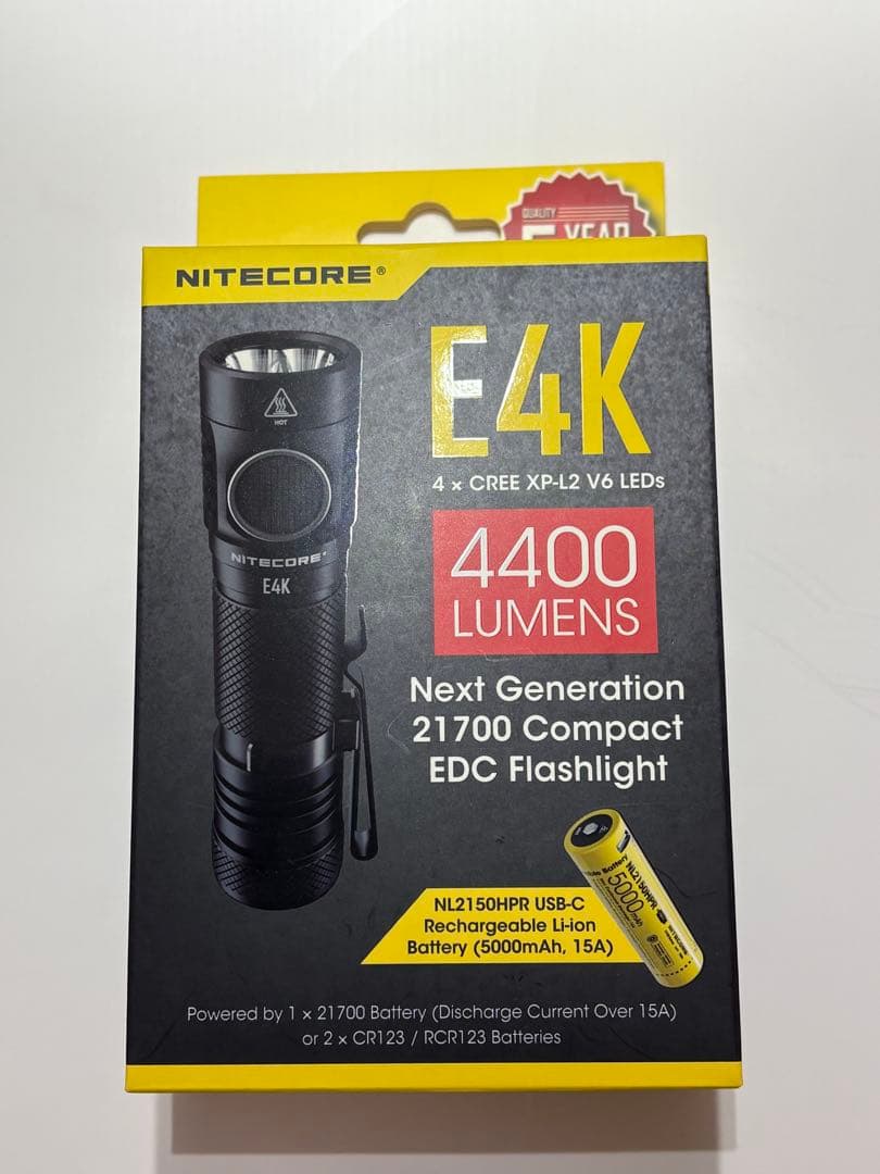 ライト・ランタン Nitecore E4K