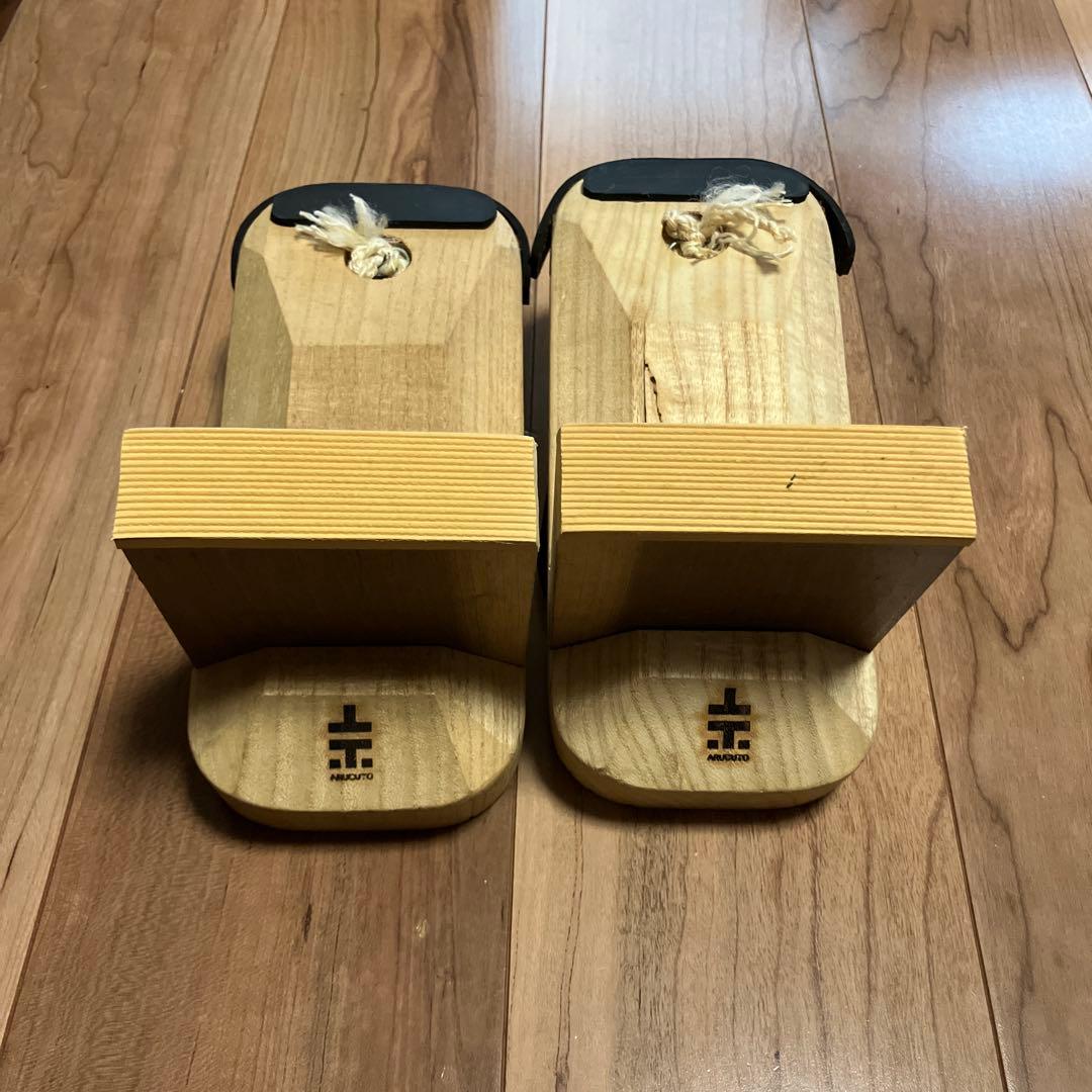 一本歯下駄　後歯　ARUCUTO
