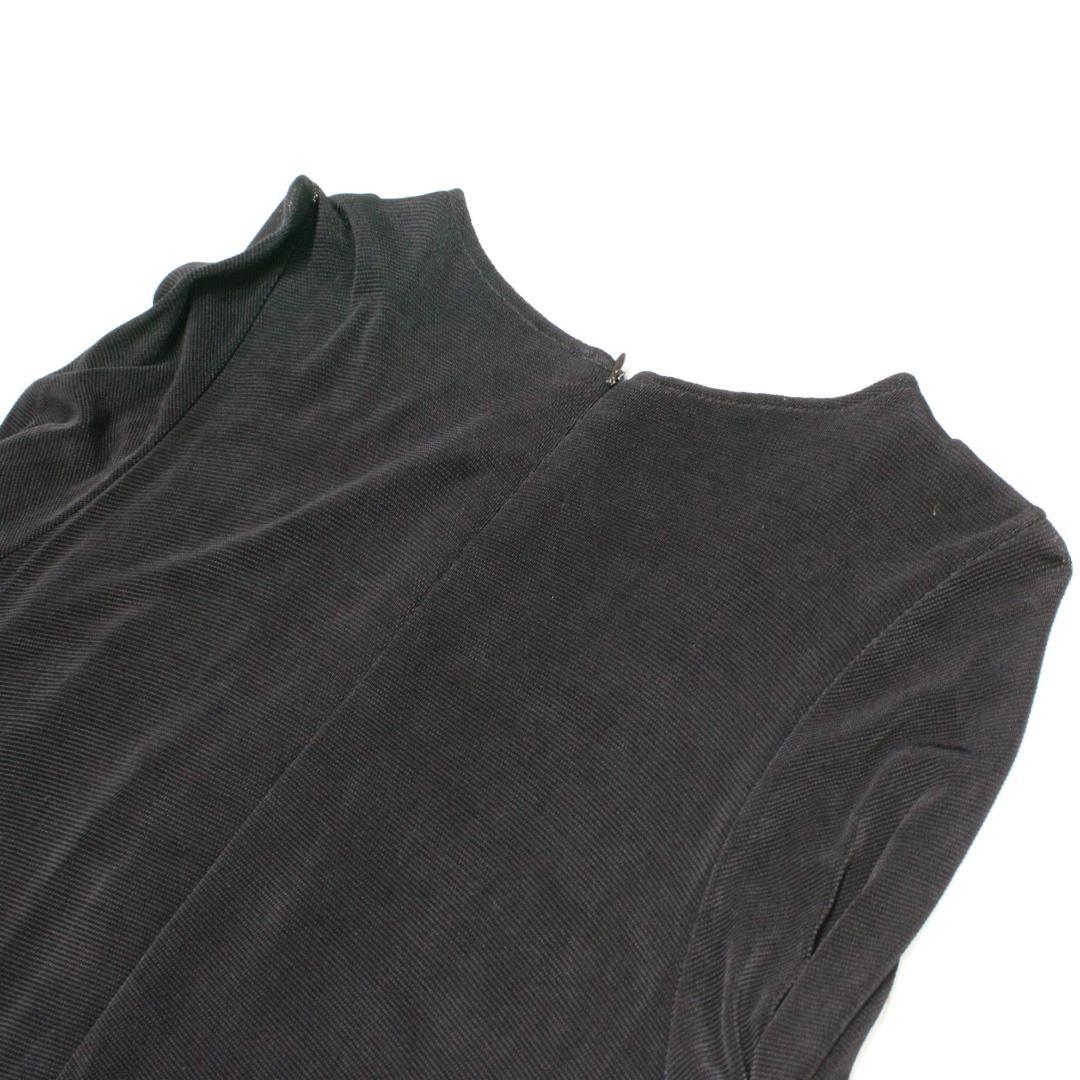 【美品 社交ダンス衣装】ワンピース ドレス 黒 ブラック スパンコール シンプル