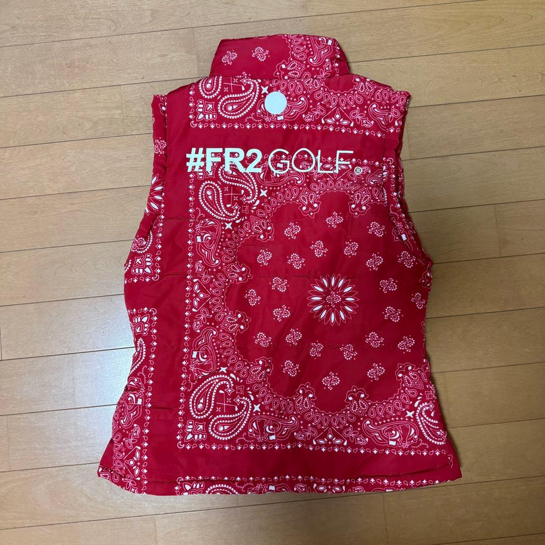 #FR2GOLF ペイズリー ダウンベスト