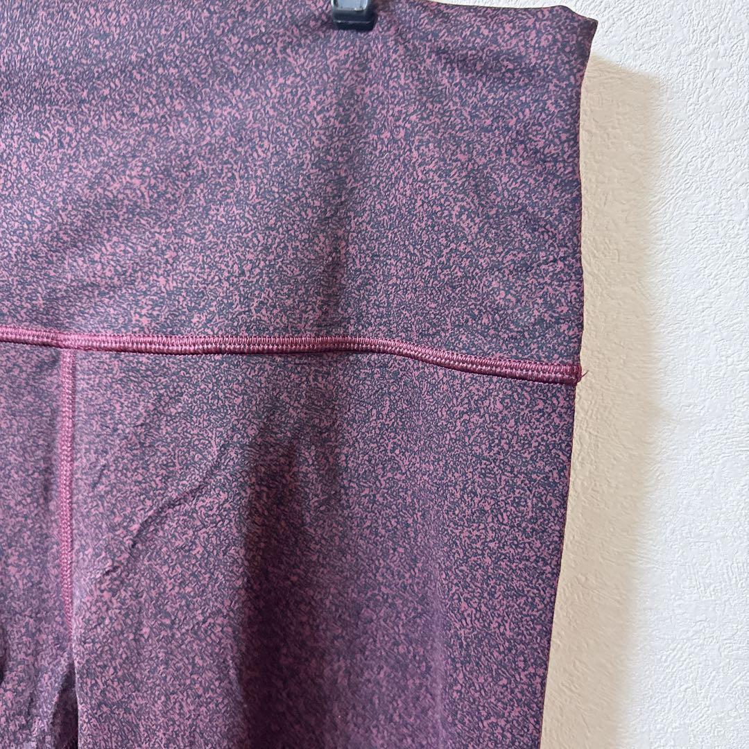 希少✨美品✨lululemonルルレモン ヨガ 赤紫 バーガンディ 海外古着