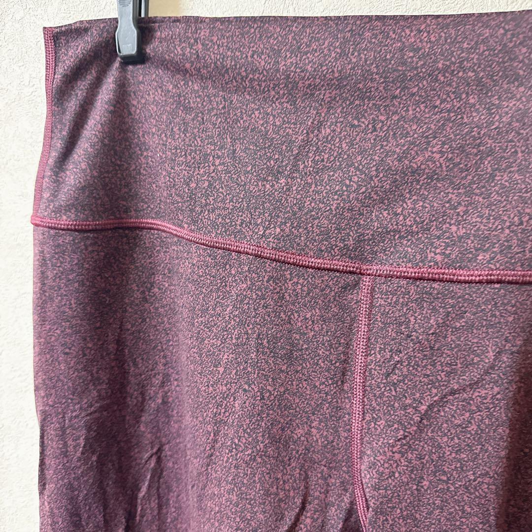 希少✨美品✨lululemonルルレモン ヨガ 赤紫 バーガンディ 海外古着