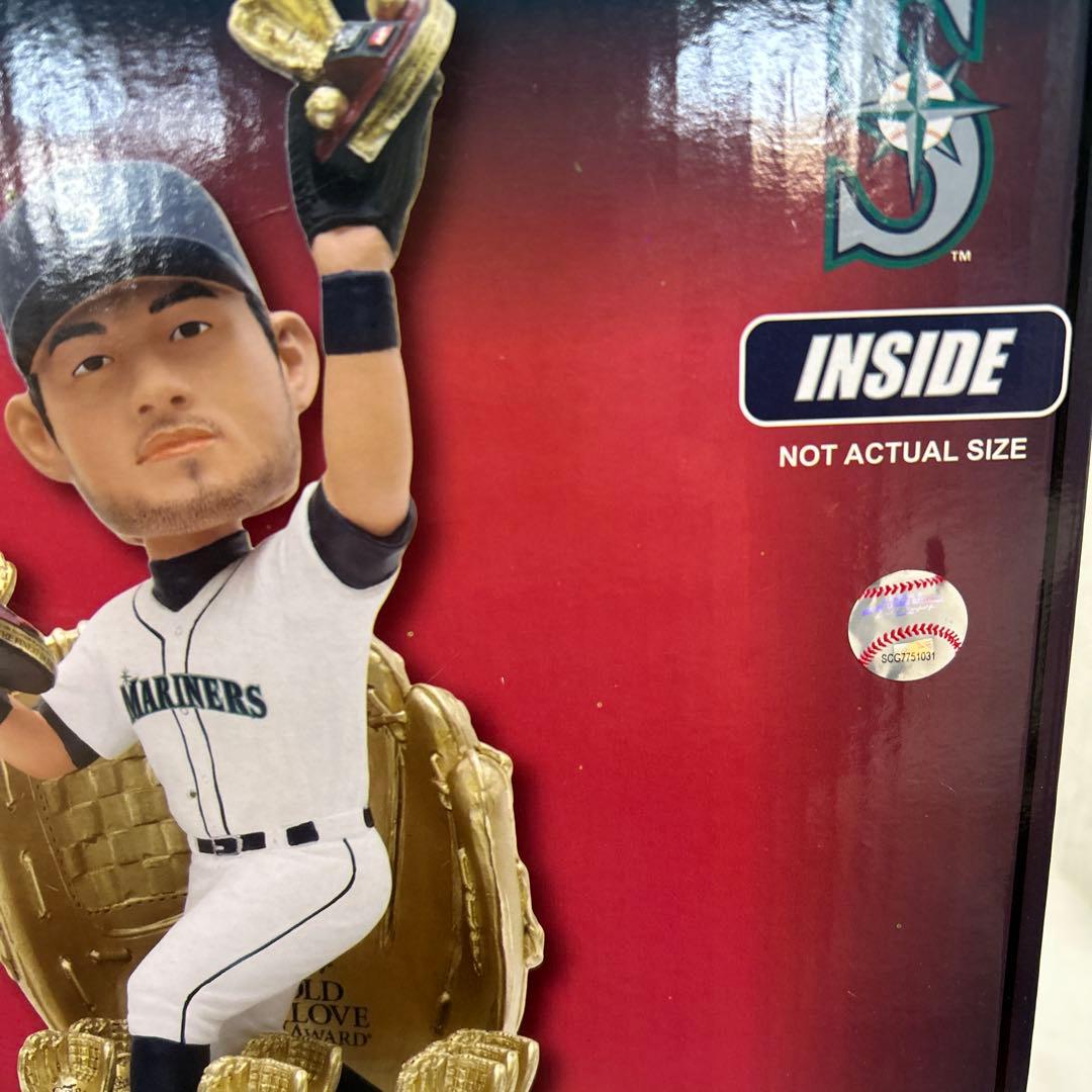 世界151体限定！イチロー球団認定ゴールデングラブ賞、ボブルヘッド人形➕ギフト有