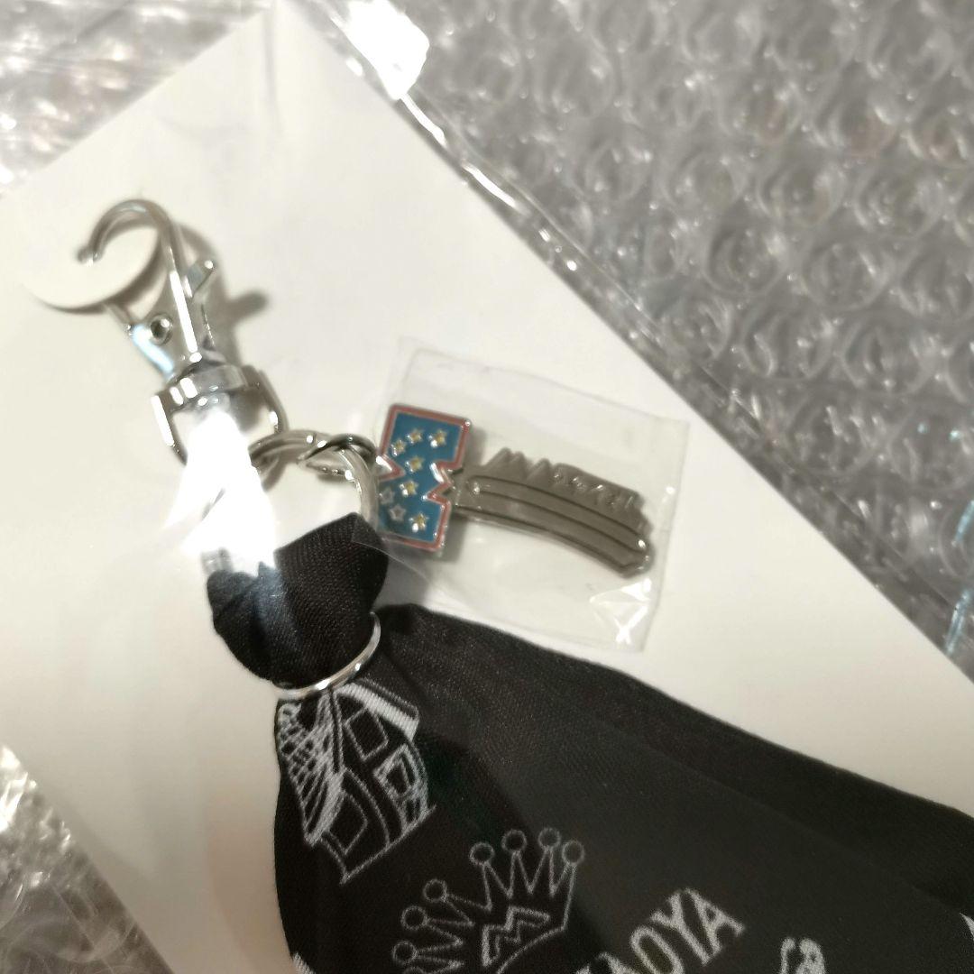 MAZZEL まぜべや バンダナキーホルダー ネームキーホルダー マーゼル 黒
