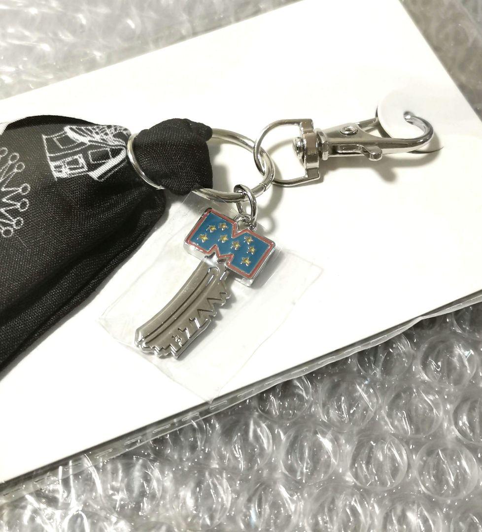 MAZZEL まぜべや バンダナキーホルダー ネームキーホルダー マーゼル 黒