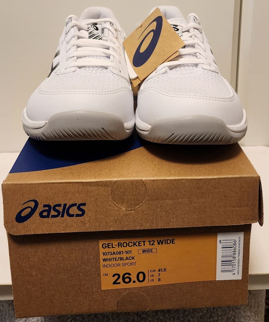 ASICS GEL-ROCKET 12 WIDE 26.0cm 送料込み