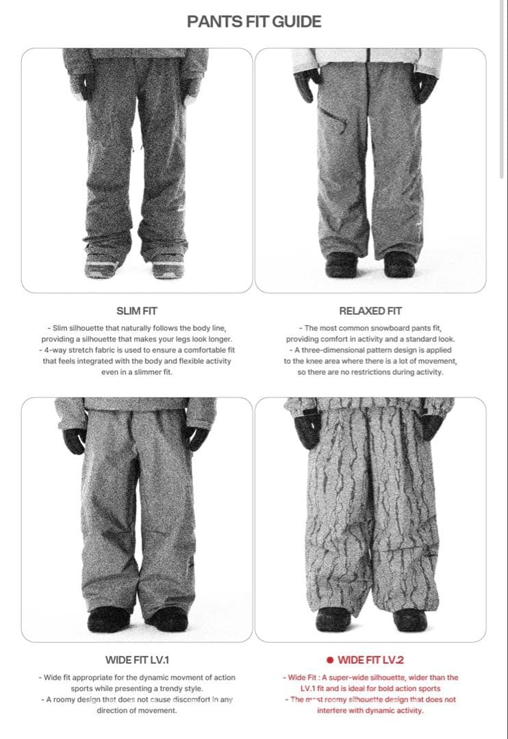 スノーボード Dimito 25-26 DECK WIDE BANDED PANTS (XS)