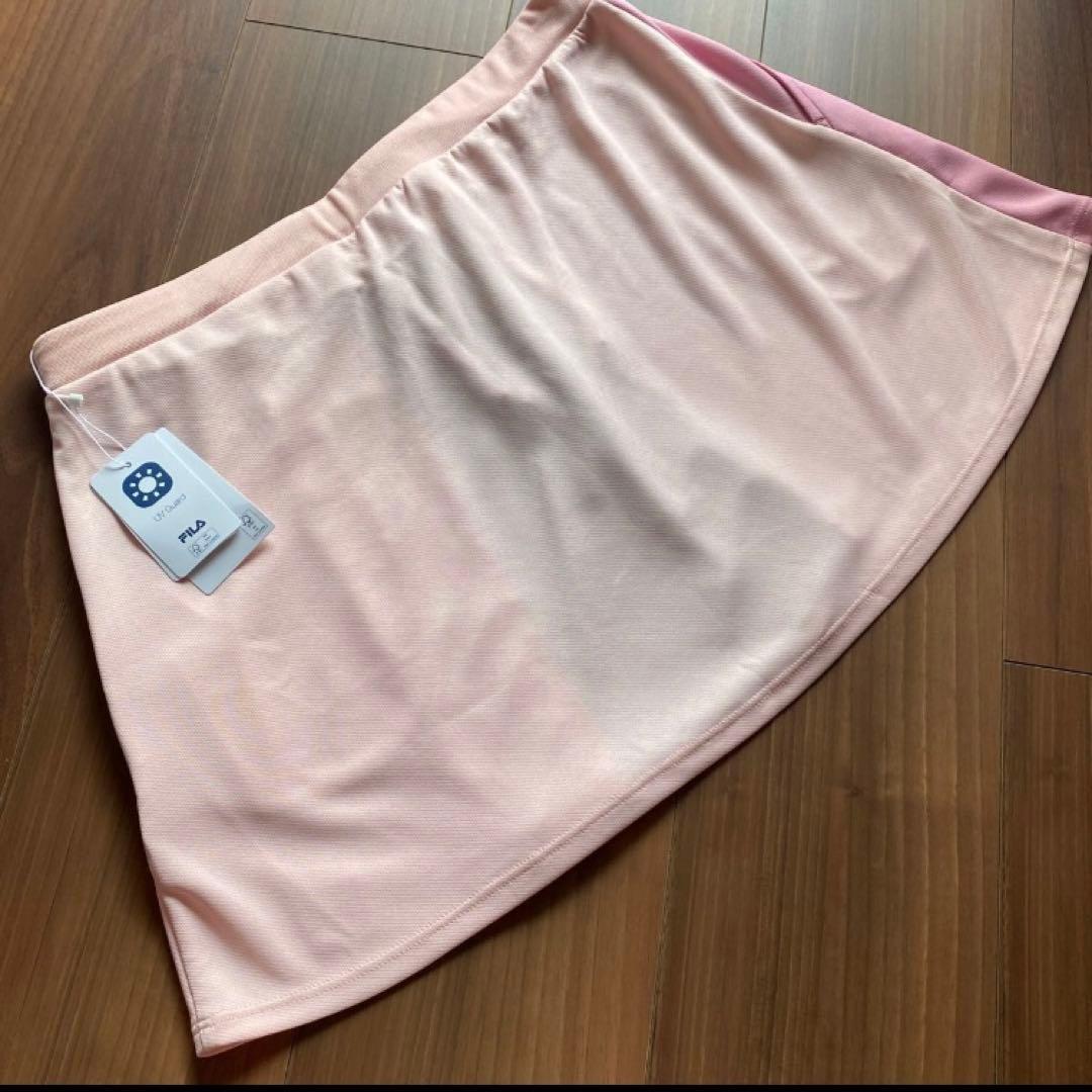 新品　FILA セットアップ　トップス　スコート Mサイズ　ピンク
