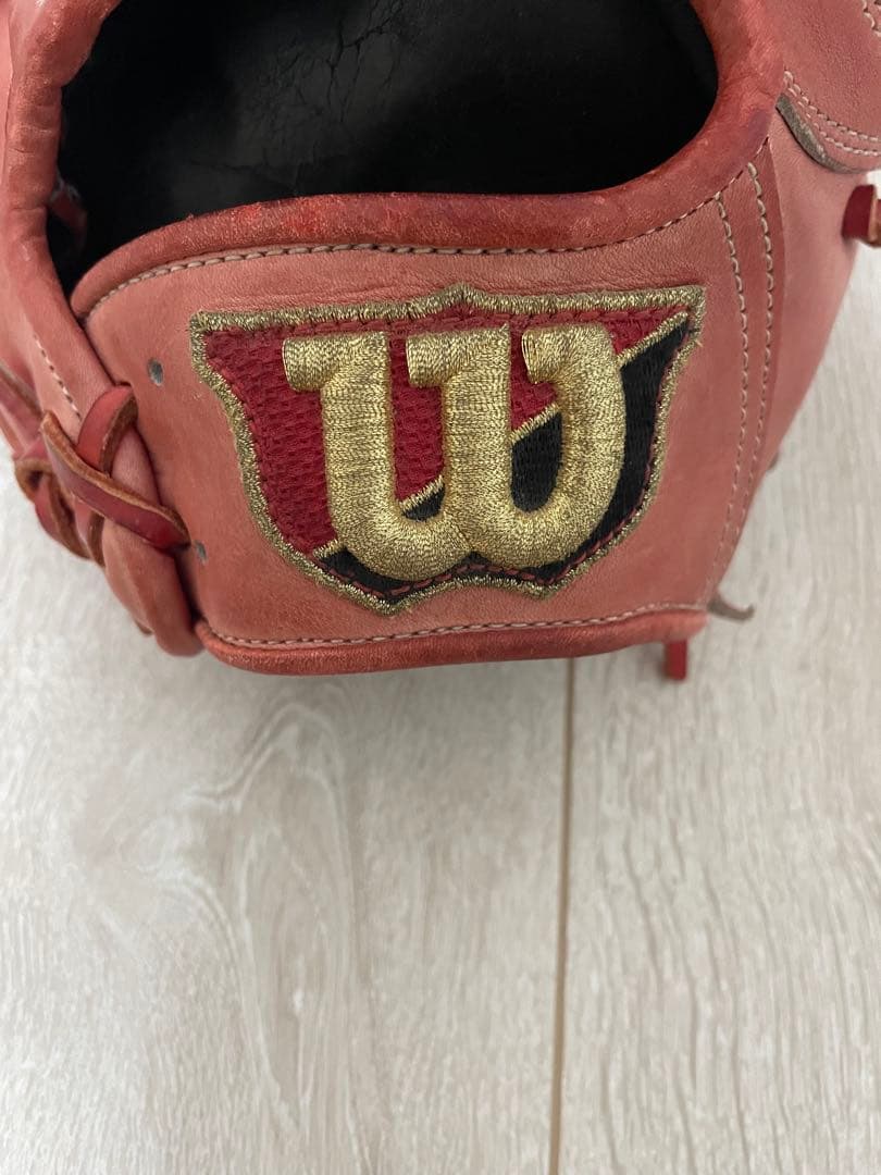 Wilson 赤 硬式グローブ