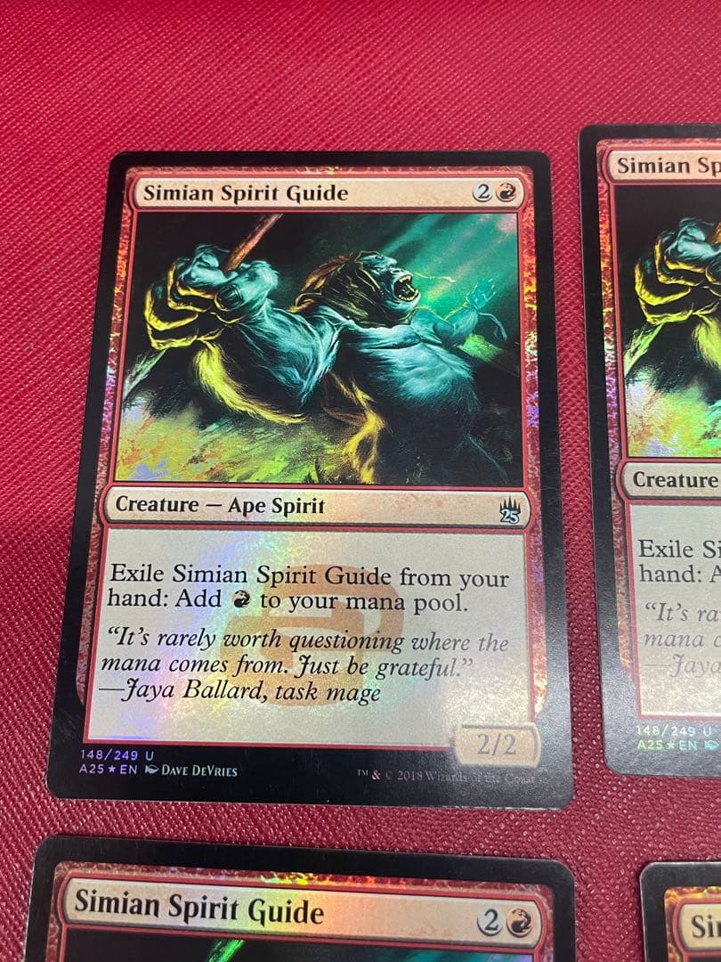 MTG　猿人の指導霊　日本語　foil 4枚