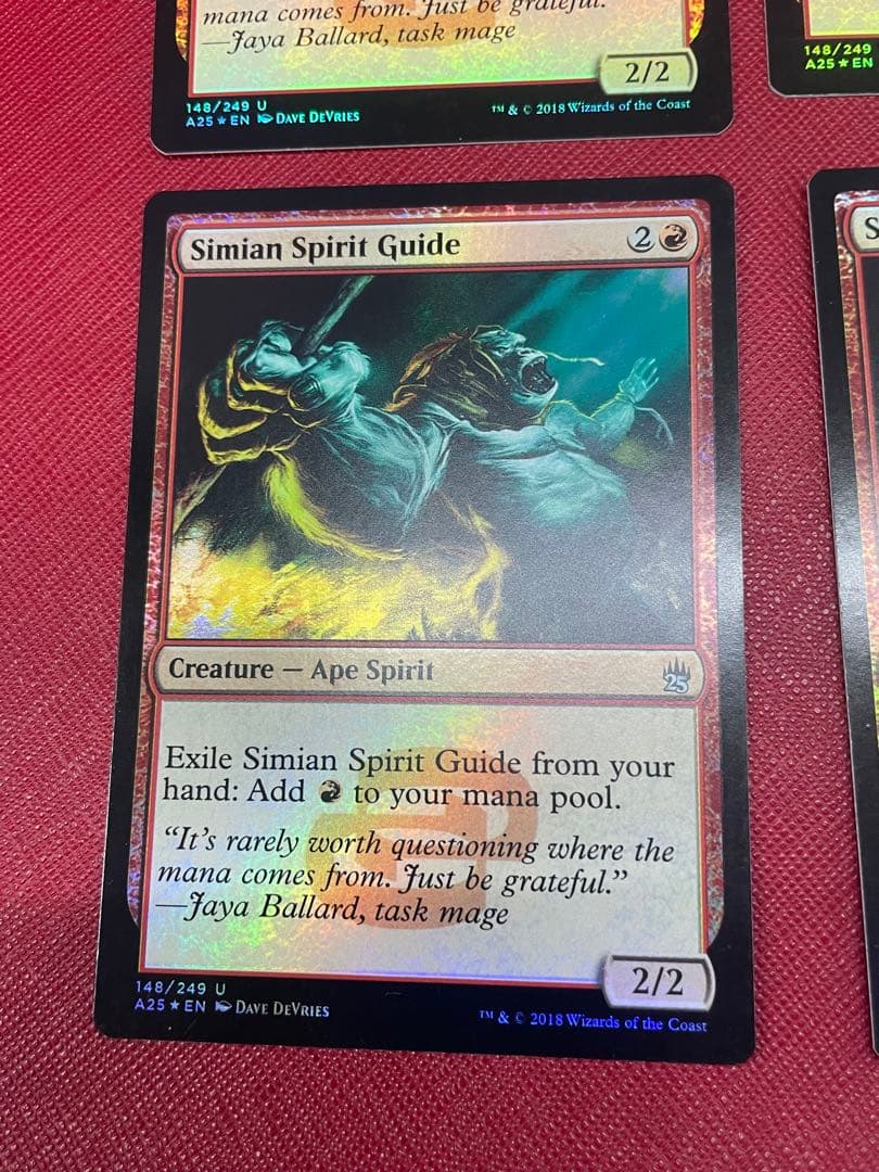 MTG　猿人の指導霊　日本語　foil 4枚
