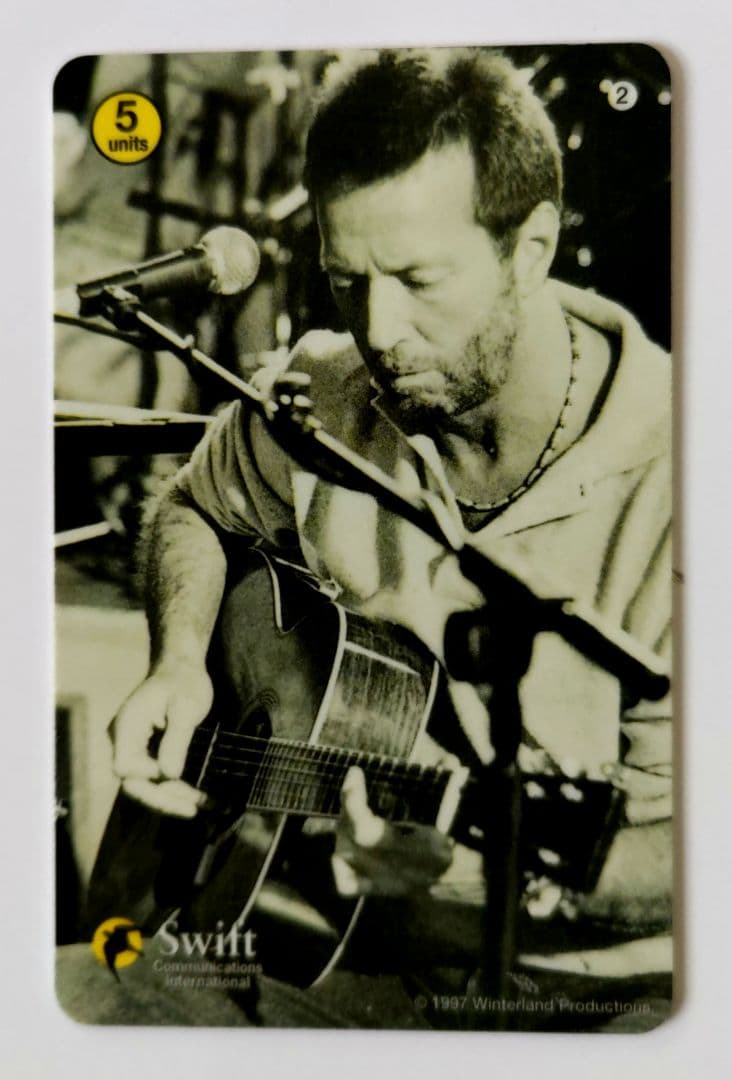 ☕ Eric Clapton 1997年英国製 限定（廃盤）電話カード