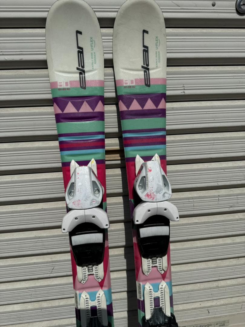 elan sky キッズスキー板/90cm/ビンディング付き！