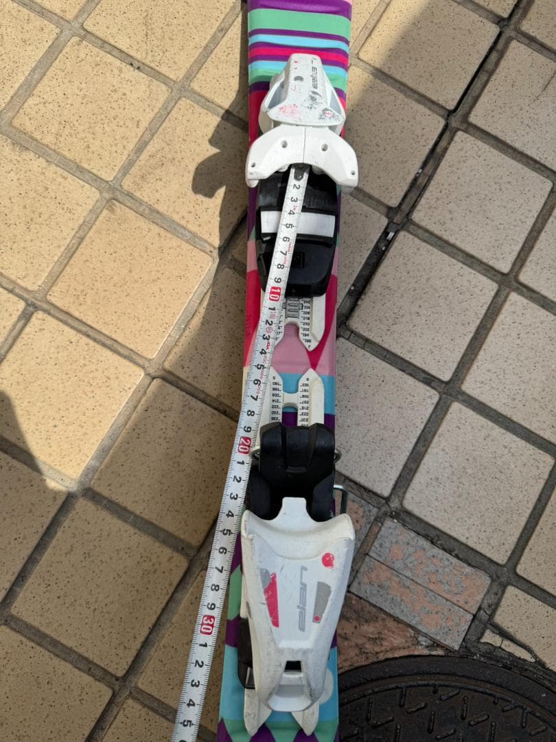 elan sky キッズスキー板/90cm/ビンディング付き！