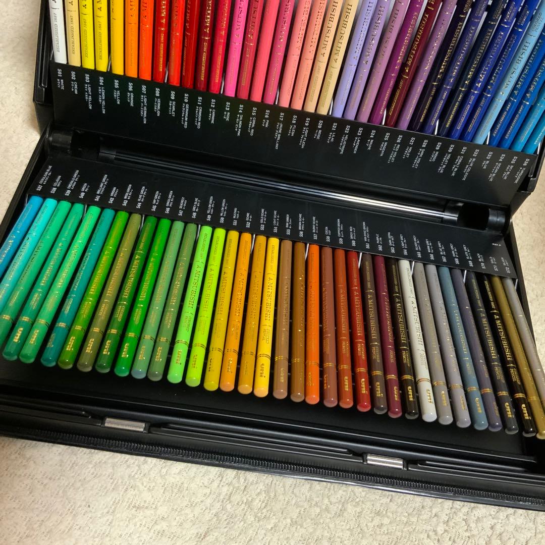uni colored pencil 三菱鉛筆★色鉛筆　72色★