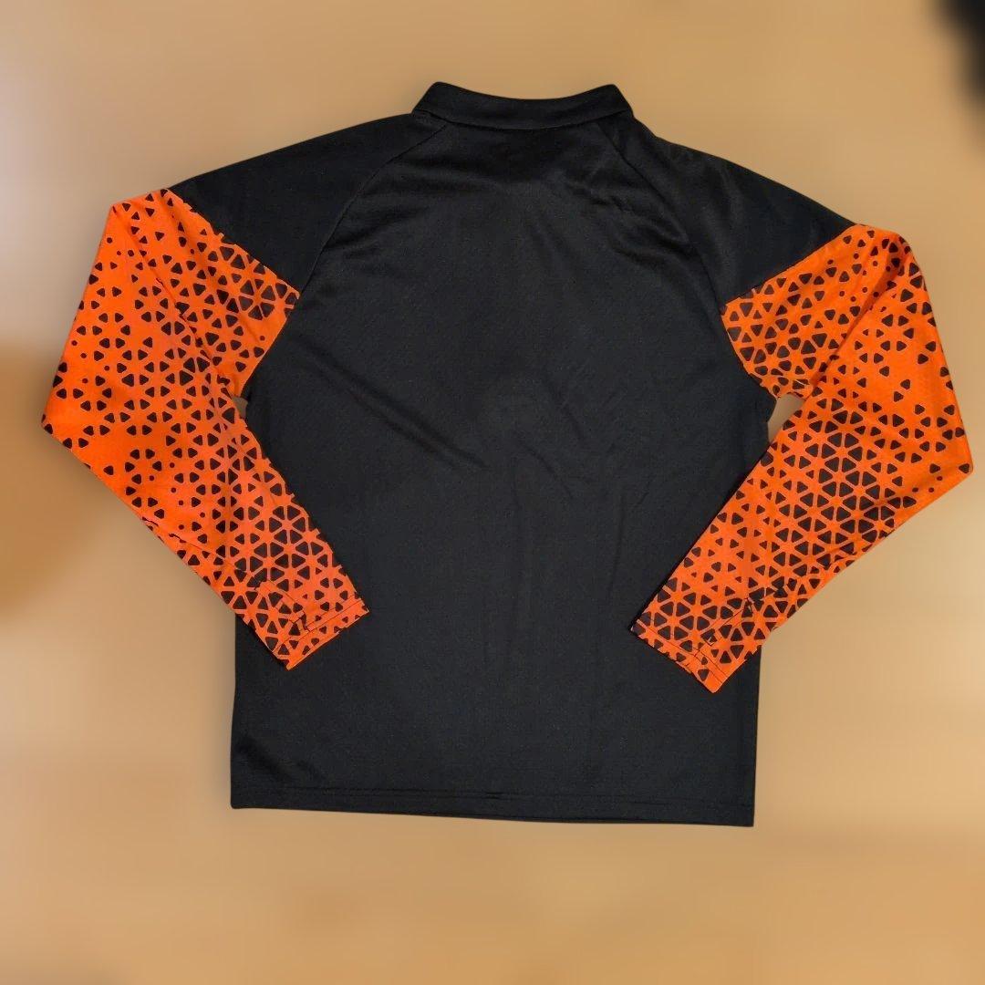 新品　サイズ160 PUMA ジュニア セットアップ 黒/オレンジ