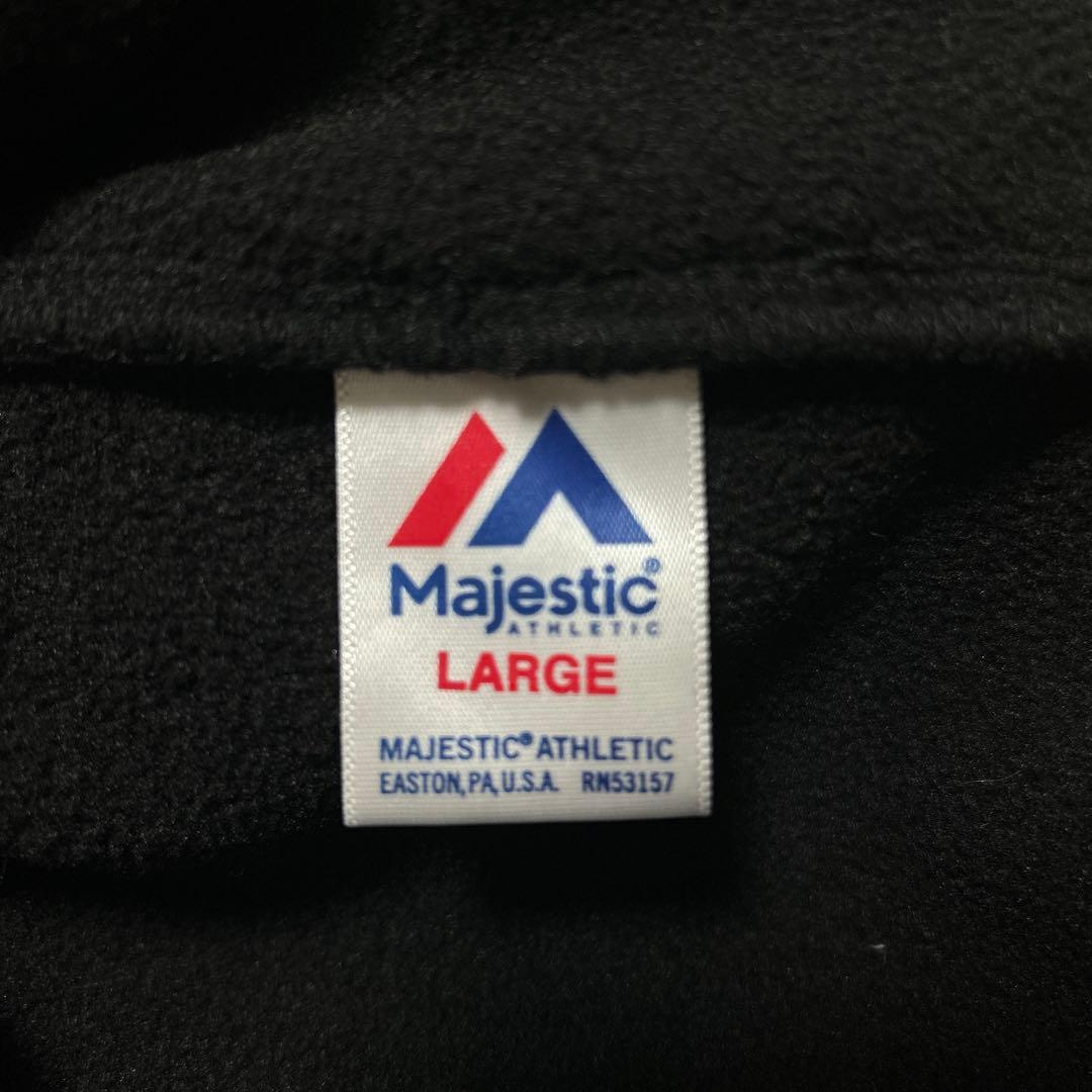 Majestic ハーフジップ スポーツジャケット ソフトバンクホークス