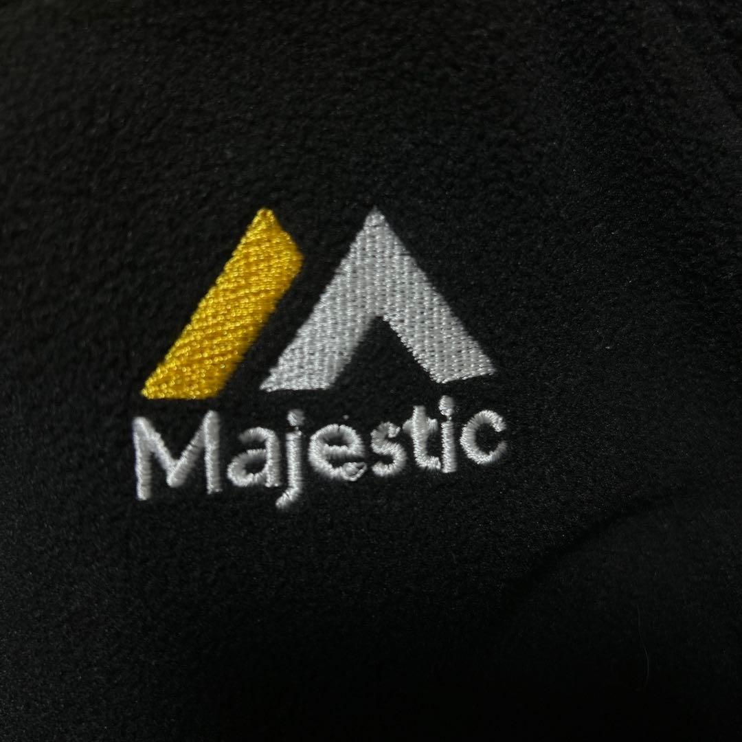 Majestic ハーフジップ スポーツジャケット ソフトバンクホークス
