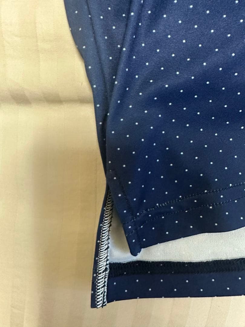 iliac ネイビー ドット柄 シャツ　S