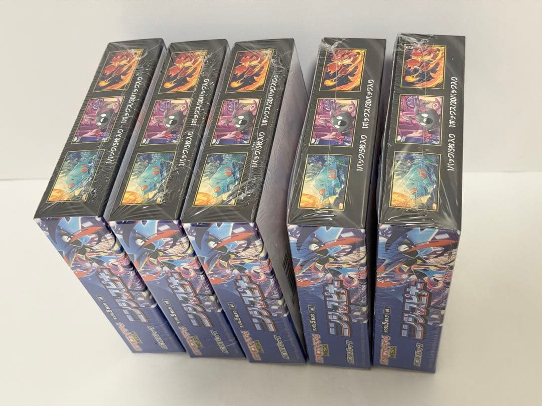 ポケモンカードゲーム ニンジャスピナー シュリンク付き 5BOX