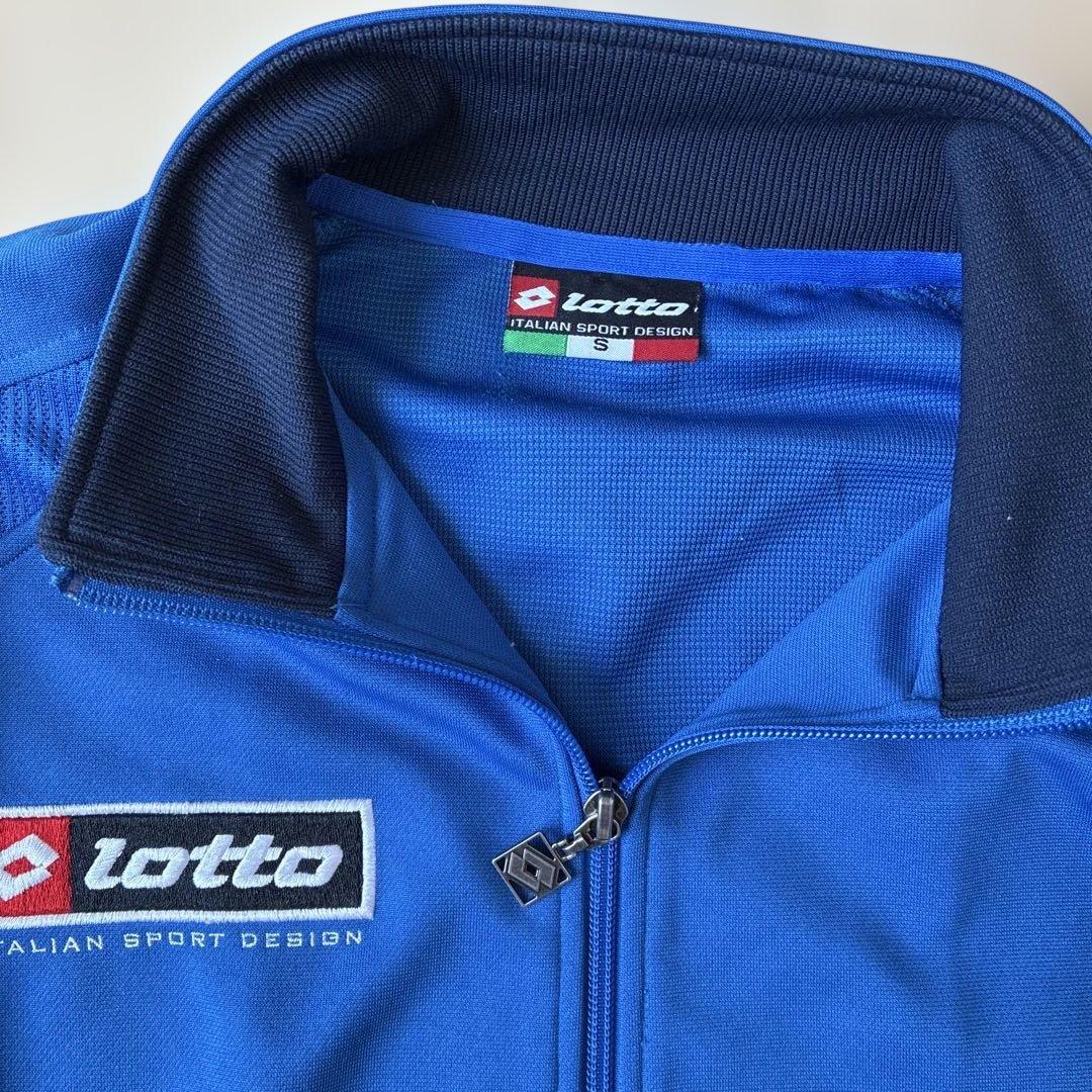 lotto ロット　ジャージ　セットアップ　ブルー　イタリア　上下セット